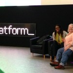Danelle & Jade on set at Platform Summit rehearsal
