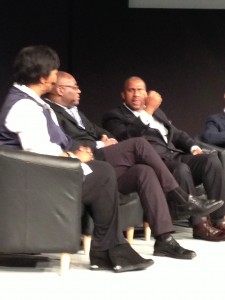 Session I Panel - Dr. Mae Jemison, Tom Adams, Tavis Smiley, Kanyi Maqubela, and Sheldon Gilbert