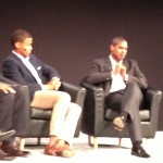 Session I Panel - Dr. Mae Jemison, Tom Adams, Tavis Smiley, Kanyi Maqubela, and Sheldon Gilbert