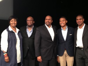Session I Panel - Dr. Mae Jemison, Tom Adams, Tavis Smiley, Kanyi Maqubela, and Sheldon Gilbert