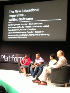 Platform Panel with the "coders"